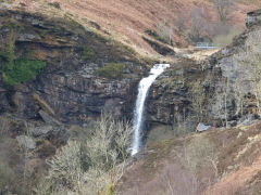 
Tramway and water tank at Blaenrhondda, February 2012